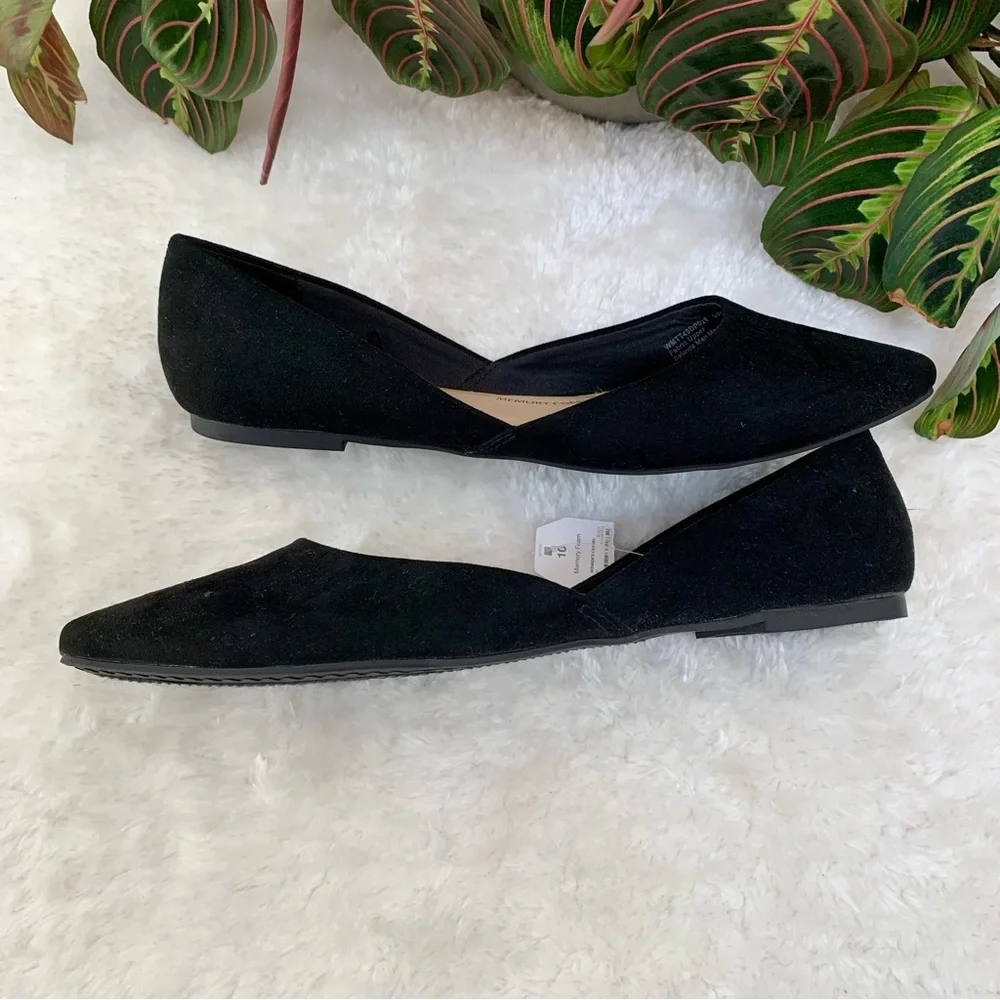 🌸2/$20 NWT Time and Tru Black D’Orsey Flats - Picture 11 of 16